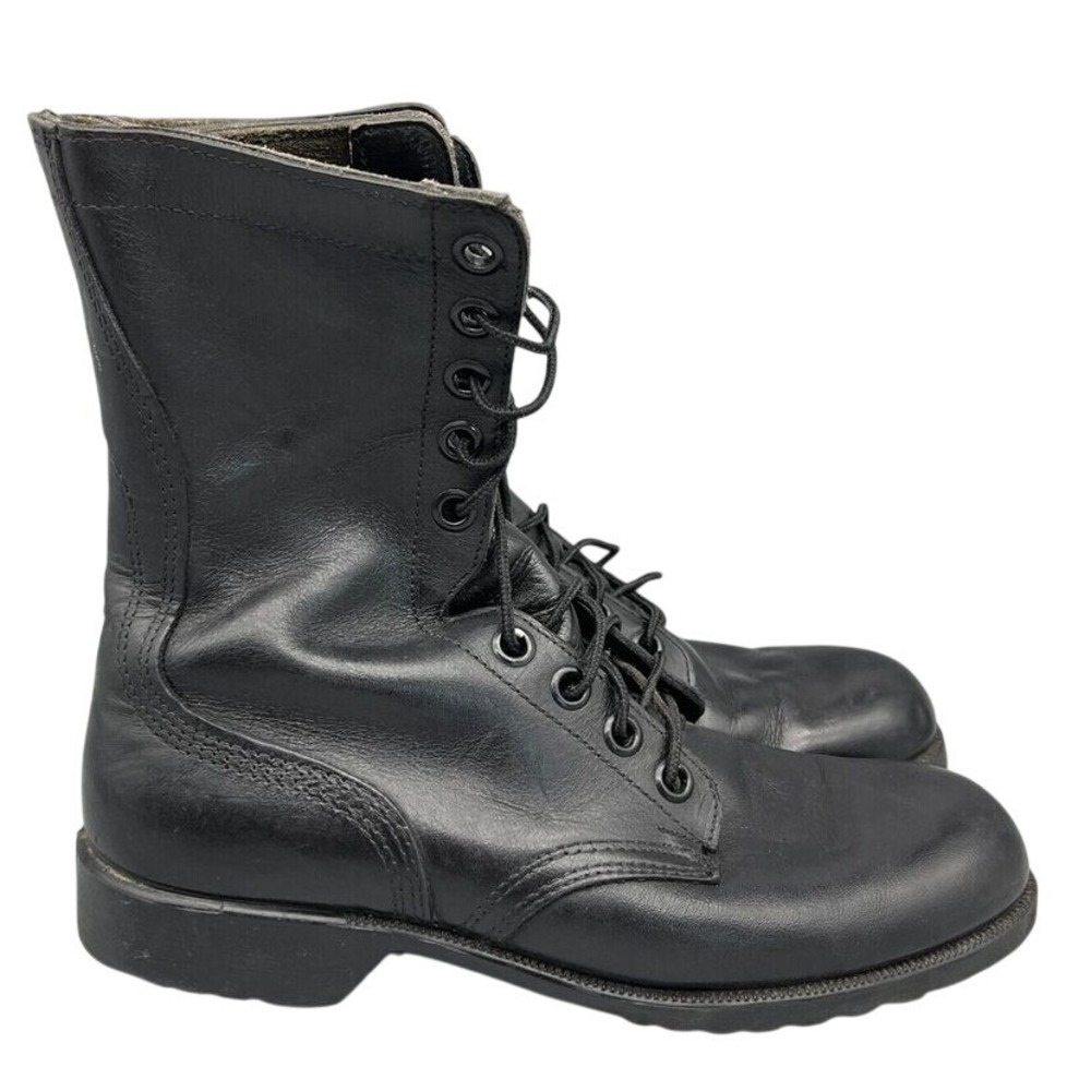 Vintage Military Combat Boots 1984 size‎ 8 Regular Waffle Sole RO Search Leather